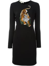 платье с вышивкой тигра Stella McCartney