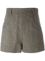 studded tweed shorts Red Valentino