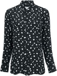 star and moon print shirt Saint Laurent