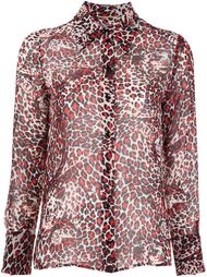 leopard print shirt Saint Laurent