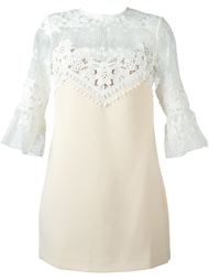 lace panel dress Self-Portrait