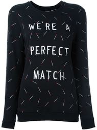 embroidered match sweatshirt Zoe Karssen