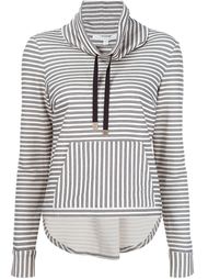 striped funnel neck jumper Veronica Beard