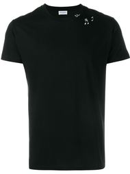 футболка с принтом нот  Saint Laurent