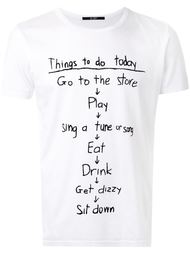 things to do printed T-shirt Hl Heddie Lovu
