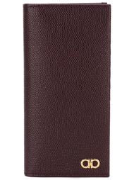 удлиненный бумажник с металлическим логотипом Salvatore Ferragamo