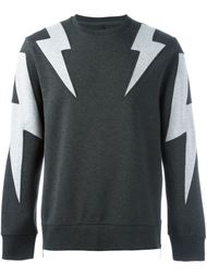 lightning bolt sweatshirt Neil Barrett