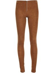 suede skinny fit leggings Alice+Olivia