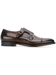 classic monk shoes Santoni