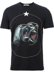 футболка с принтом обезьян Givenchy