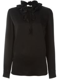 ruffled collar longsleeved blouse  Sonia Rykiel