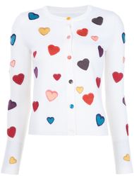 heart embroidered cardigan Alice+Olivia