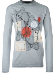 anatomy print T-shirt Dsquared2