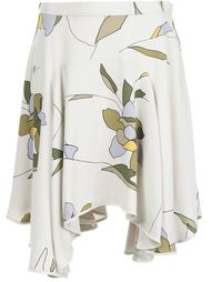 floral print skirt Halston Heritage