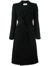 belted long length coat Saint Laurent