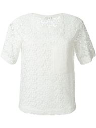 flower embroidered shortsleeved top  A.L.C.
