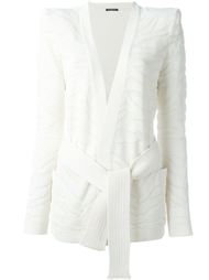 пиджак с зебровым узором Balmain