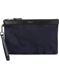 camouflage print clutch bag Michael Kors