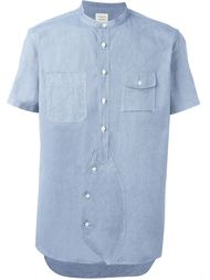 рубашка с короткими рукавами Wooster + Lardini