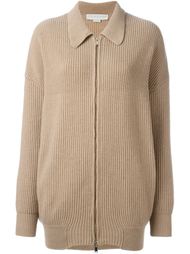 collared zip-up cardigan Stella McCartney