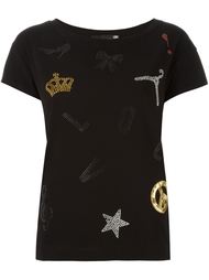 декорированная  футболка  Love Moschino