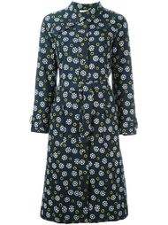 тренч с цветочным принтом Emanuel Ungaro Vintage