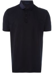 футболка-поло с контрастным воротником Lanvin
