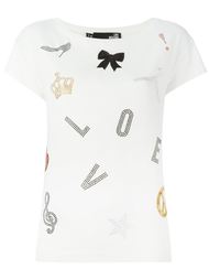 декорированная  футболка  Love Moschino