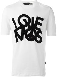 футболка с принтом 'Love' Love Moschino