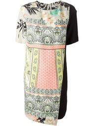 платье с панельным дизайном и принтом  Etro