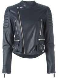 padded detail biker jacket Cédric Charlier