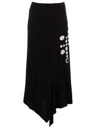 dot print asymmetric skirt Yohji Yamamoto