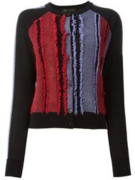frayed panel cardigan  Versace