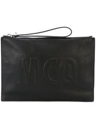 Oversized McQ logo clutch McQ Alexander McQueen