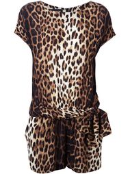 leopard print playsuit  Boutique Moschino