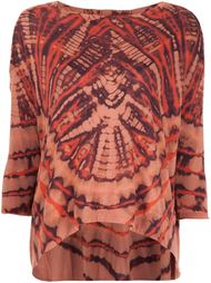 tie-dye print top  Raquel Allegra