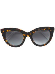 layered cat eye sunglasses Victoria Beckham