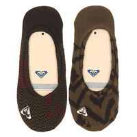 Носки низкие женские Roxy Sneakers Stenciled Diamond True Black