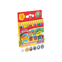 Цветные карандаши "Mini" 12 цветов, Play-Doh Академия групп