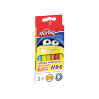 Цветные карандаши "Mini" 6 цветов, Play-Doh Академия групп