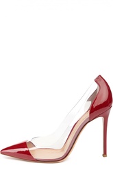 Туфли Plexi с острым носом Gianvito Rossi