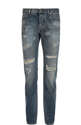 Джинсы с потертостями Dolce &amp; Gabbana