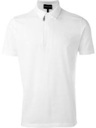 футболка на молнии  Emporio Armani