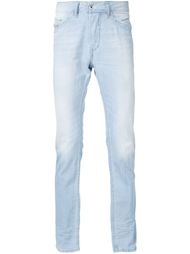 джинсы с линялым эффектом Diesel