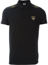 футболка-поло с вышитым логотипом Ea7 Emporio Armani