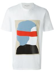 футболка с абстрактным принтом   Marni