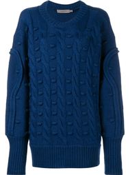 oversized cable knit jumper Preen By Thornton Bregazzi