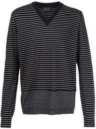 striped v-neck jumper Lanvin