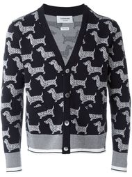 кардиган с узором  Thom Browne