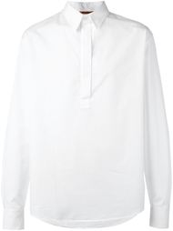half button placket shirt Barena
